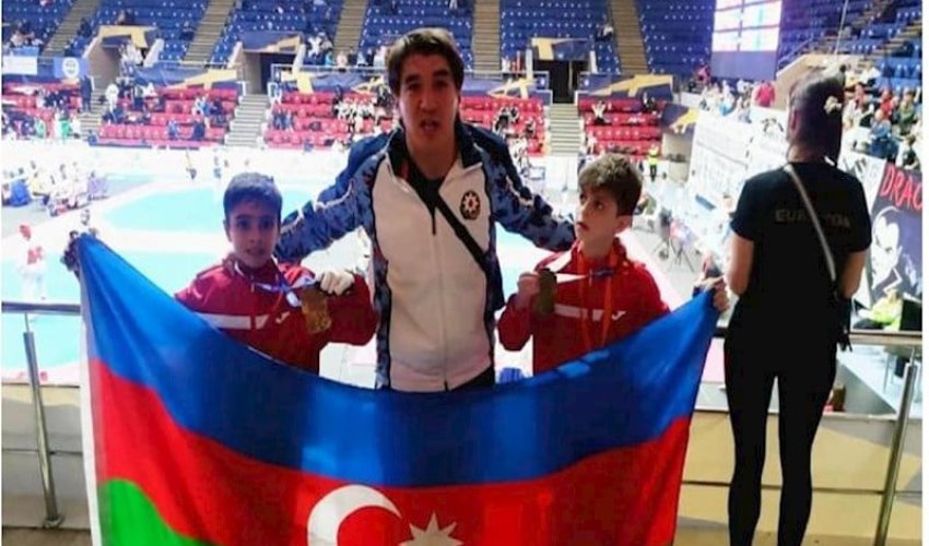 Azərbaycanın iki taekvondoçusu Avropa çempionu oldu