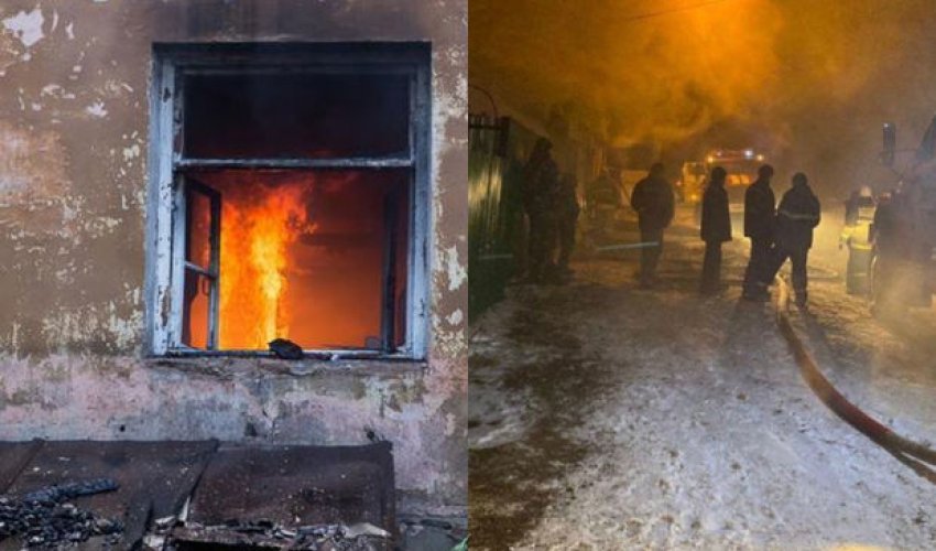 Rusiyada beşi uşaq olmaqla yeddi nəfər yanaraq öldü Rusiyada beşi uşaq olmaqla yeddi nəfər yanaraq öldü