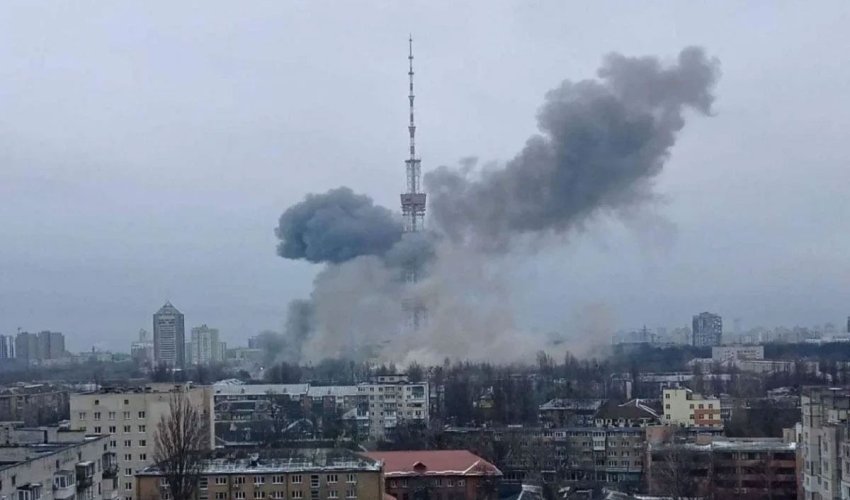 Ukrayna raket atəşinə tutuldu - Kiyev vuruldu Ukrayna raket atəşinə tutuldu - Kiyev vuruldu