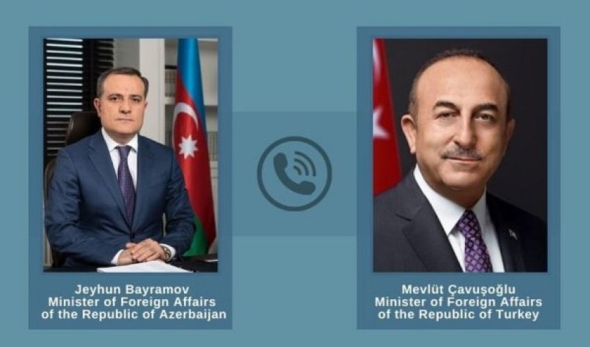 Ceyhun Bayramov Çavuşoğlu ilə telefonla - DANIŞDI Ceyhun Bayramov Çavuşoğlu ilə telefonla - DANIŞDI