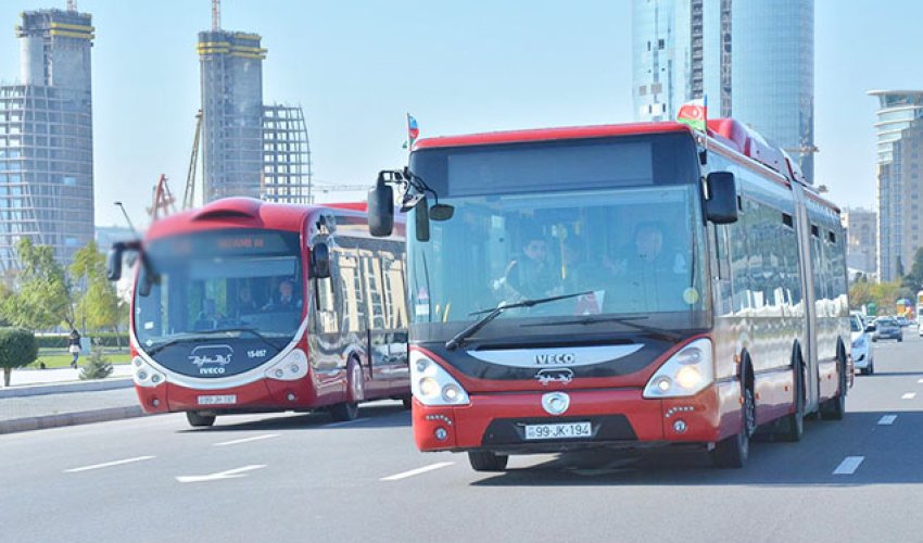 Bu avtobusların hərəkət istiqaməti sabah dəyişdirilir Bu avtobusların hərəkət istiqaməti sabah dəyişdirilir