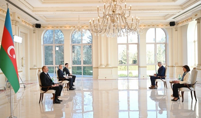 Azerbaijani Presidents informs French diplomat about protest on Lachin-Khankandi road Azerbaijani Presidents informs French diplomat about protest on Lachin-Khankandi road