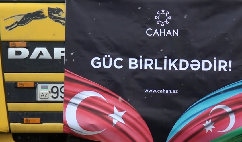 Cahan Holding sent about 40 tons of aid for earthquake-hit areas in Turkiye  