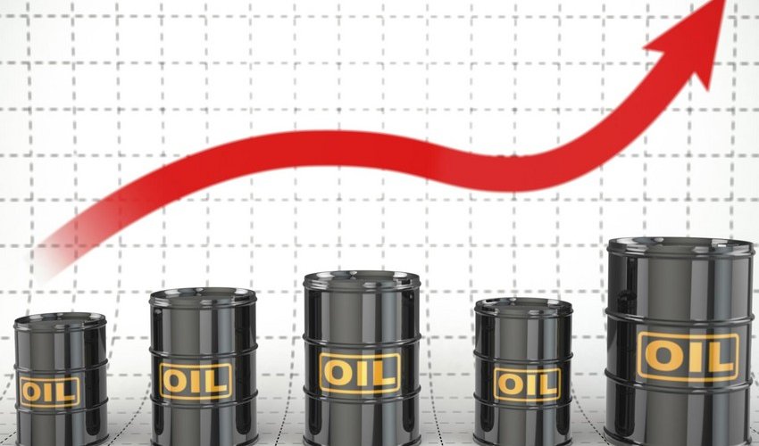 Azerbaijani oil price up about $1