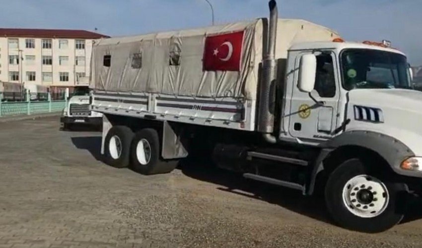 FHN-in Türkiyəyə humanitar yardım aparmış vasitələrinin növbəti hissəsi Bakıya qayıdır