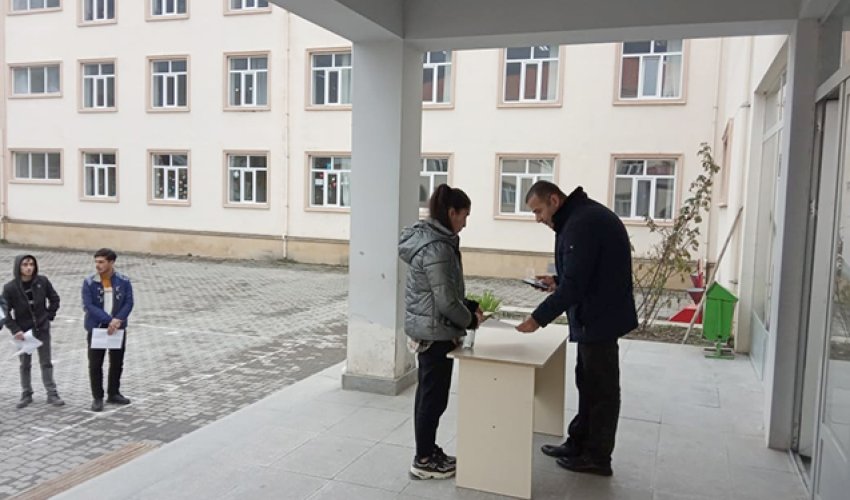 Ağalıda ilk dəfə buraxılış imtahanı keçirildi Ağalıda ilk dəfə buraxılış imtahanı keçirildi