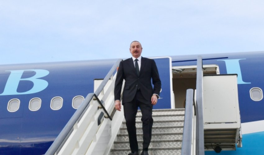 Алиев прибыл в Германию
