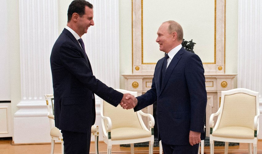 Putin: Rusiya və Suriyanın səyləri beynəlxalq terrorizmlə mübarizədə uğur qazandı Putin: Rusiya və Suriyanın səyləri beynəlxalq terrorizmlə mübarizədə uğur qazandı