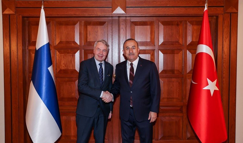 Turkish, Finnish FMs hold talks Turkish, Finnish FMs hold talks