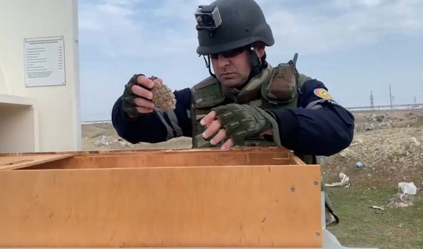 Bakıda hərbi sursat tapılıb Bakıda hərbi sursat tapılıb