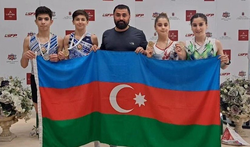 Azərbaycan gimnastları beynəlxalq turnirdə 3 qızıl, 1 gümüş medal qazanıblar