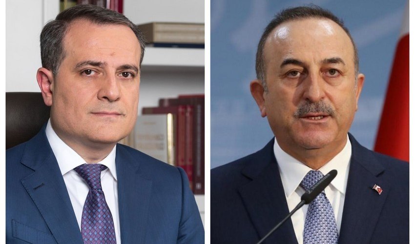 Ceyhun Bayramov və Mövlud Çavuşoğlu bölgədəki son vəziyyəti müzakirə edib Ceyhun Bayramov və Mövlud Çavuşoğlu bölgədəki son vəziyyəti müzakirə edib