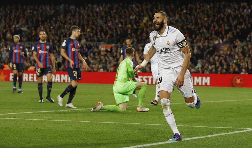 Karim Benzema hat-trick at Barcelona matches feat achieved only by Real Madrid icon