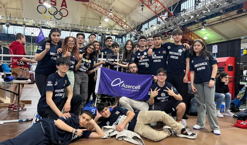Young roboticists of Azerbaijan qualified for Championship in the US!