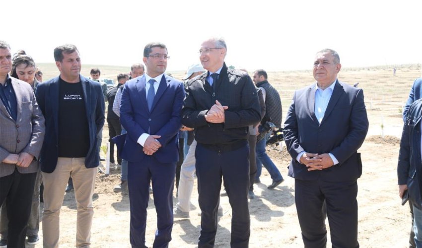 Heydər Əliyevin 100 illik yubileyinə həsr olunmuş ağacəkmə aksiyası keçirilib