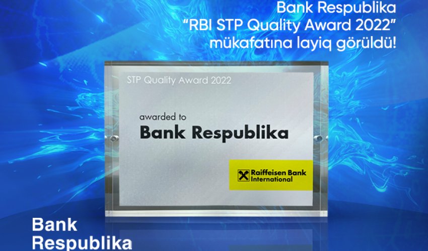 Bank Respublika was awarded the 