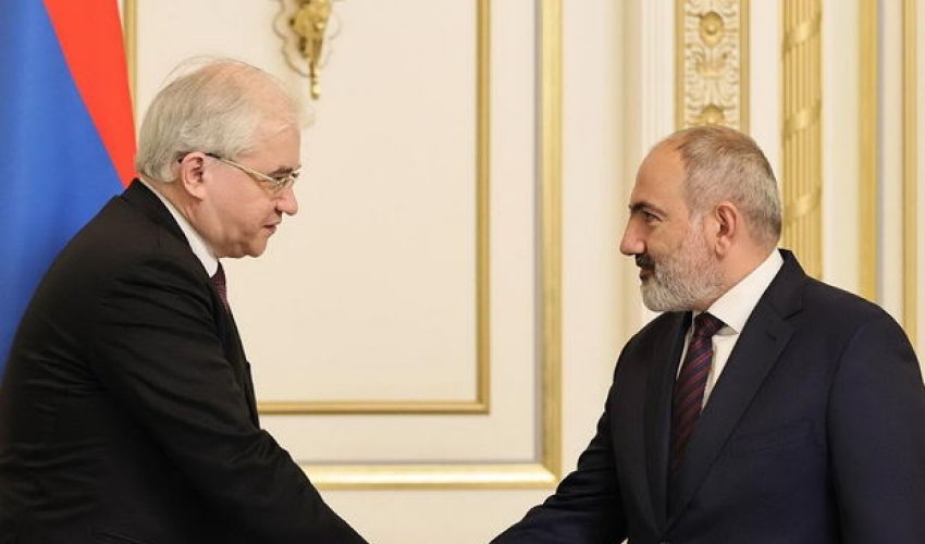 Paşinyan Rusiya XİN-in nümayəndəsi ilə Azərbaycan-Ermənistan münasibətlərinin tənzimlənməsini müzakirə edib