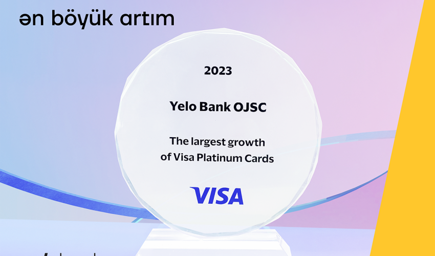 Yelo Bank Visa tərəfindən mükafata layiq görüldü