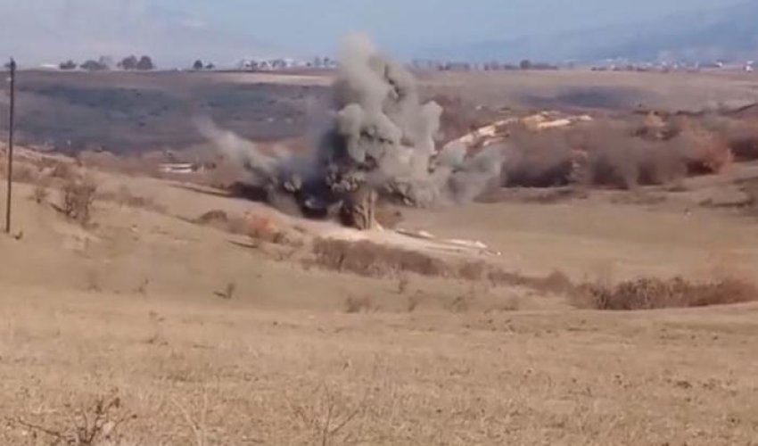 Tovuzda mina partladı - Yaralanan var Tovuzda mina partladı - Yaralanan var