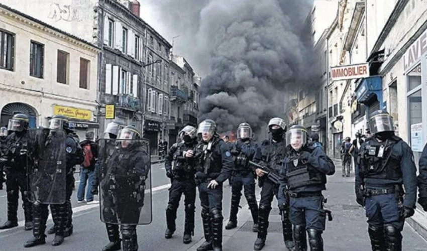 Fransada iyunun 6-da keçiriləcək etirazlara 11 min polis və jandarm cəlb olunacaq Fransada iyunun 6-da keçiriləcək etirazlara 11 min polis və jandarm cəlb olunacaq