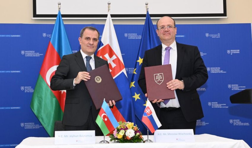 Azərbaycan və Slovakiya arasında saziş imzalandı Azərbaycan və Slovakiya arasında saziş imzalandı