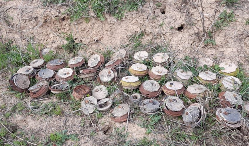 Number of mines found in liberated areas announced