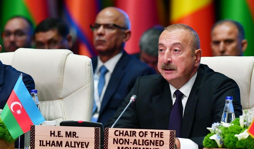 BOK-un prezidenti Qoşulmama Hərəkatının Bəyannaməsinə görə İlham Əliyevə təşəkkür edib