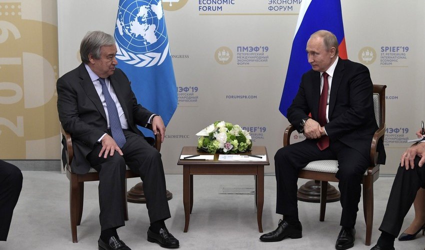 Quterreş Putinə Taxıl sazişinin uzadılmasını təklif edib