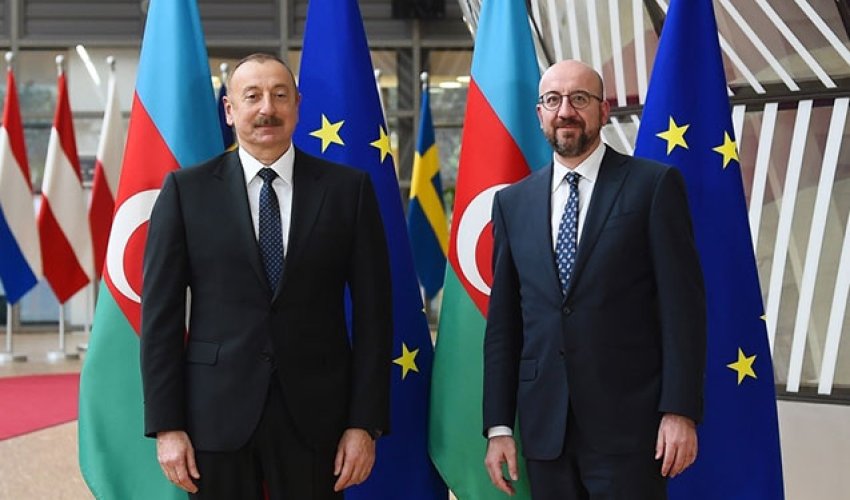 Prezident İlham Əliyevlə Şarl Mişel arasında görüş başa çatıb - YENİLƏNİB 2