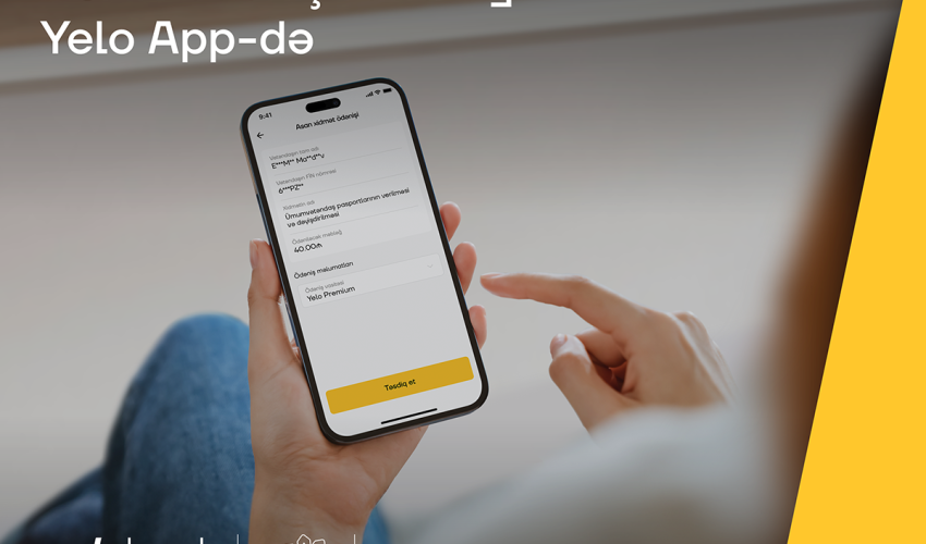 “ASAN pay” rahatlığı Yelo App-də!