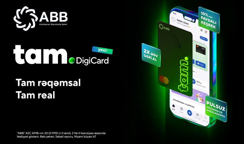 ABB-dən yeni Tam DigiCard!