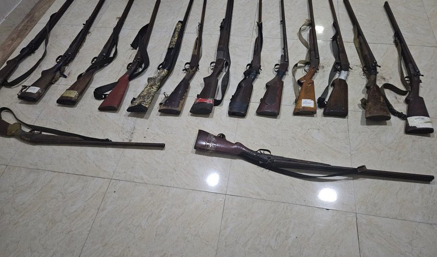 Sabirabadda qanunsuz saxlanılan odlu silahlar aşkarlanıb