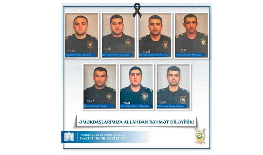 Photos of police officers killed in terrorist attack in Khojavand and road accident in Fuzuli published