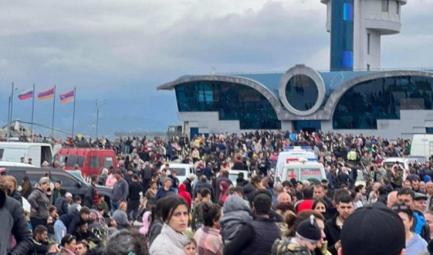 Qarabağda yaşayan 5 min erməni təxliyə olunub - Video