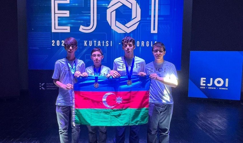 Azerbaijani teenagers have achieved success at the European Olympiad in Informatics!