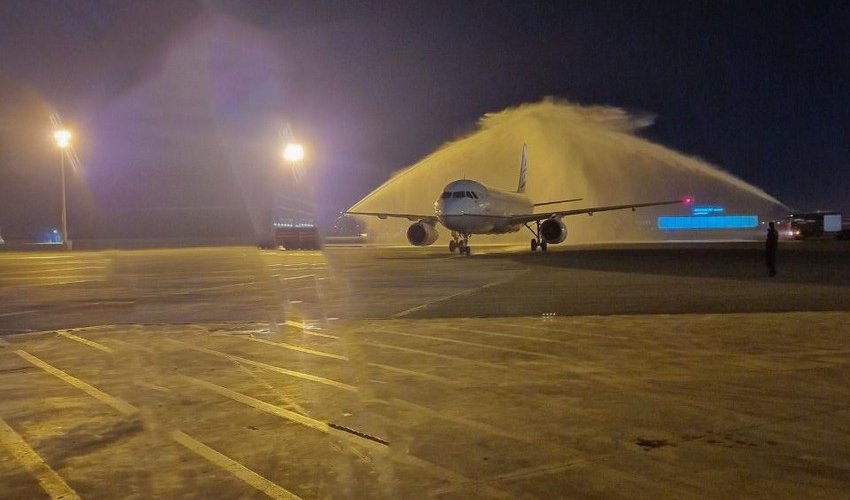 Bakı hava limanı Yunanıstanın “Aegean Airlines” aviaşirkətinin ilk reysini qarşılayıb Bakı hava limanı Yunanıstanın “Aegean Airlines” aviaşirkətinin ilk reysini qarşılayıb