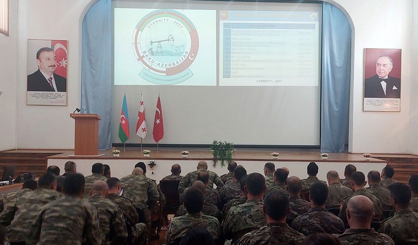 Bakıda “Eternity-2023” qərargah təlimi keçirilir Bakıda “Eternity-2023” qərargah təlimi keçirilir