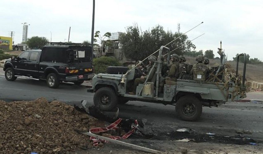 Israeli army begins to clear border area with Gaza Strip from terrorists Israeli army begins to clear border area with Gaza Strip from terrorists