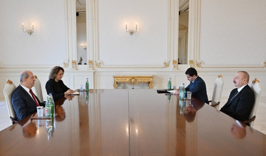 Əliyev Ersin Tatarı qəbul edib