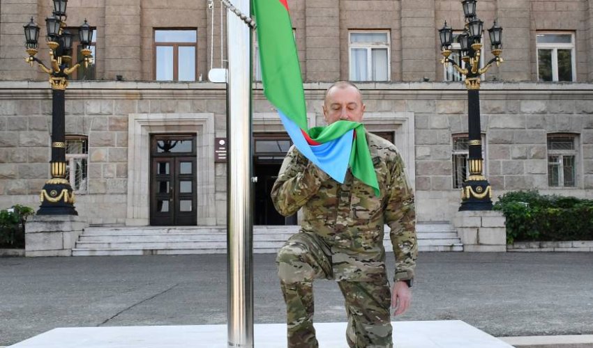 Prezident İlham Əliyevin Xankəndidən xalqa müraciəti - VİDEO