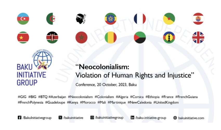 Baku to host international conference on French colonial policy tomorrow Baku to host international conference on French colonial policy tomorrow