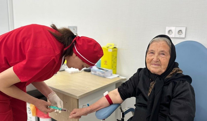 Laçına köçürülən ailələrin tibbi müayinələri davam etdirilir Laçına köçürülən ailələrin tibbi müayinələri davam etdirilir