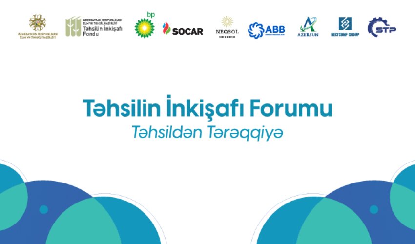 ABB-nin dəstəyi ilə Təhsilin İnkişafı Forumu keçiriləcək