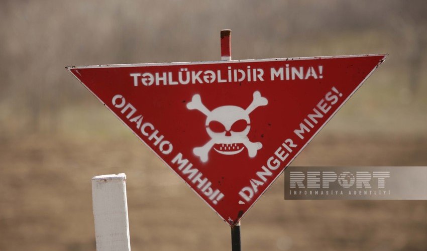 Gədəbəydə yanğın zamanı mina partladı Gədəbəydə yanğın zamanı mina partladı