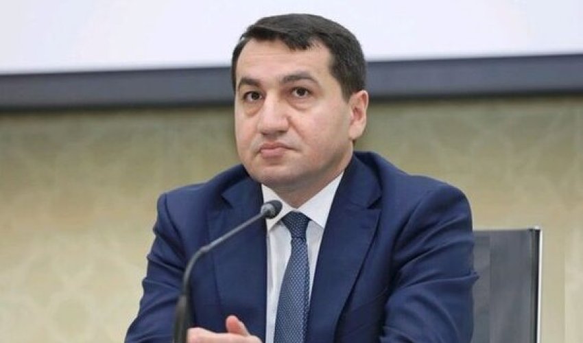 Ermənistan sülh sazişi ilə bağlı sənədin variantını iki aydan artıqdır ki gecikdirir - Hikmət Hacıyev Ermənistan sülh sazişi ilə bağlı sənədin variantını iki aydan artıqdır ki gecikdirir - Hikmət Hacıyev