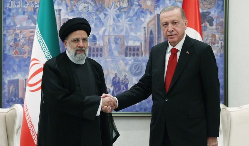 Ərdoğan Rəisi ilə Qəzzanı müzakirə edib Ərdoğan Rəisi ilə Qəzzanı müzakirə edib