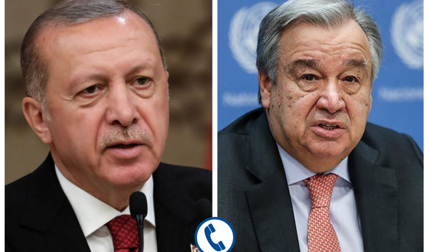 Ərdoğan BMT Baş katibi ilə Qəzzada baş verənləri müzakirə edib Ərdoğan BMT Baş katibi ilə Qəzzada baş verənləri müzakirə edib