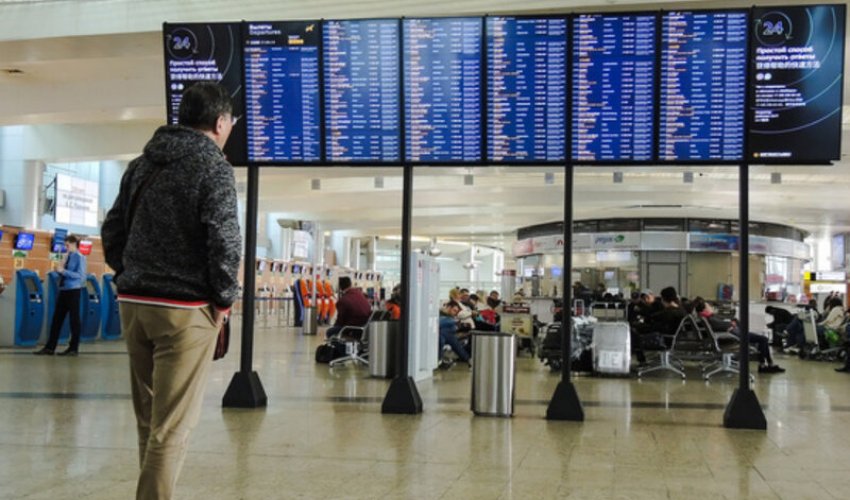 Moskva aeroportlarında 40-dan çox reys təxirə salınıb və ya ləğv edilib