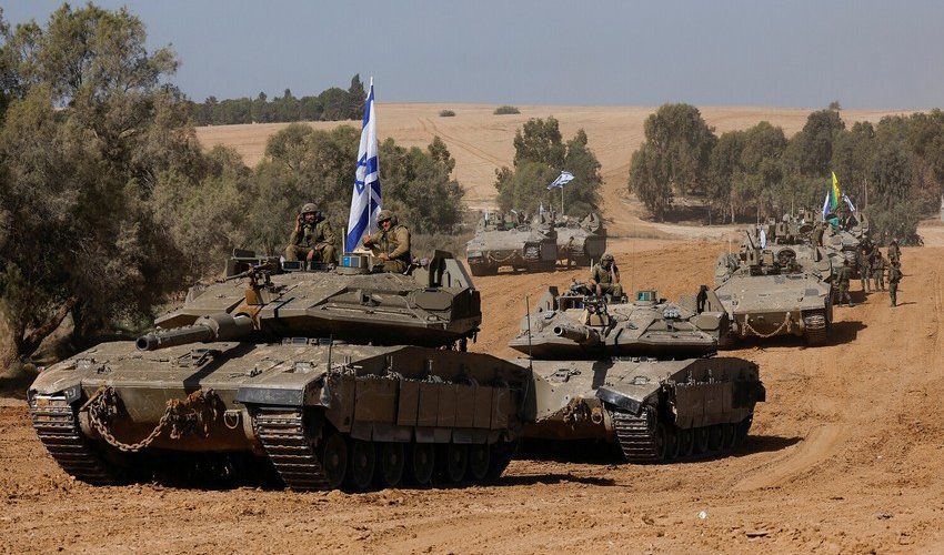 Israeli military strikes back after rocket fire from Syria Israeli military strikes back after rocket fire from Syria
