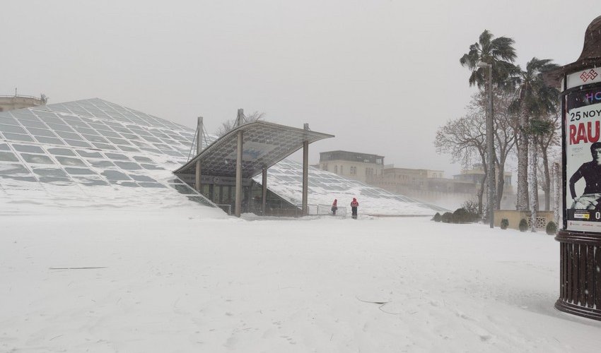 Snow expected in Baku tomorrow